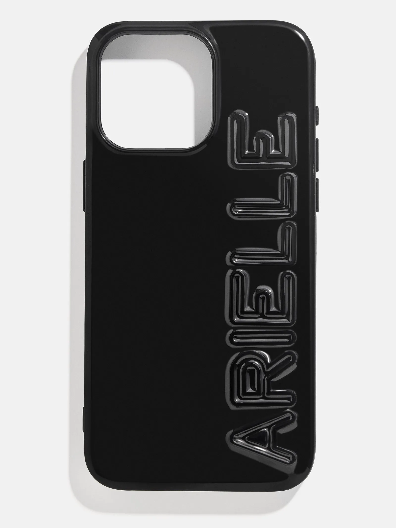 Fine Line Custom iPhone Case - Black