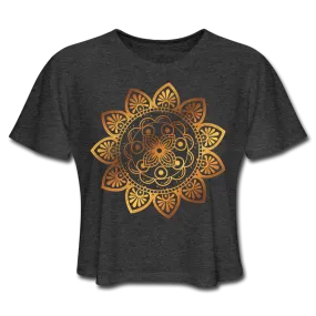 Floral Mandala Crop Tee