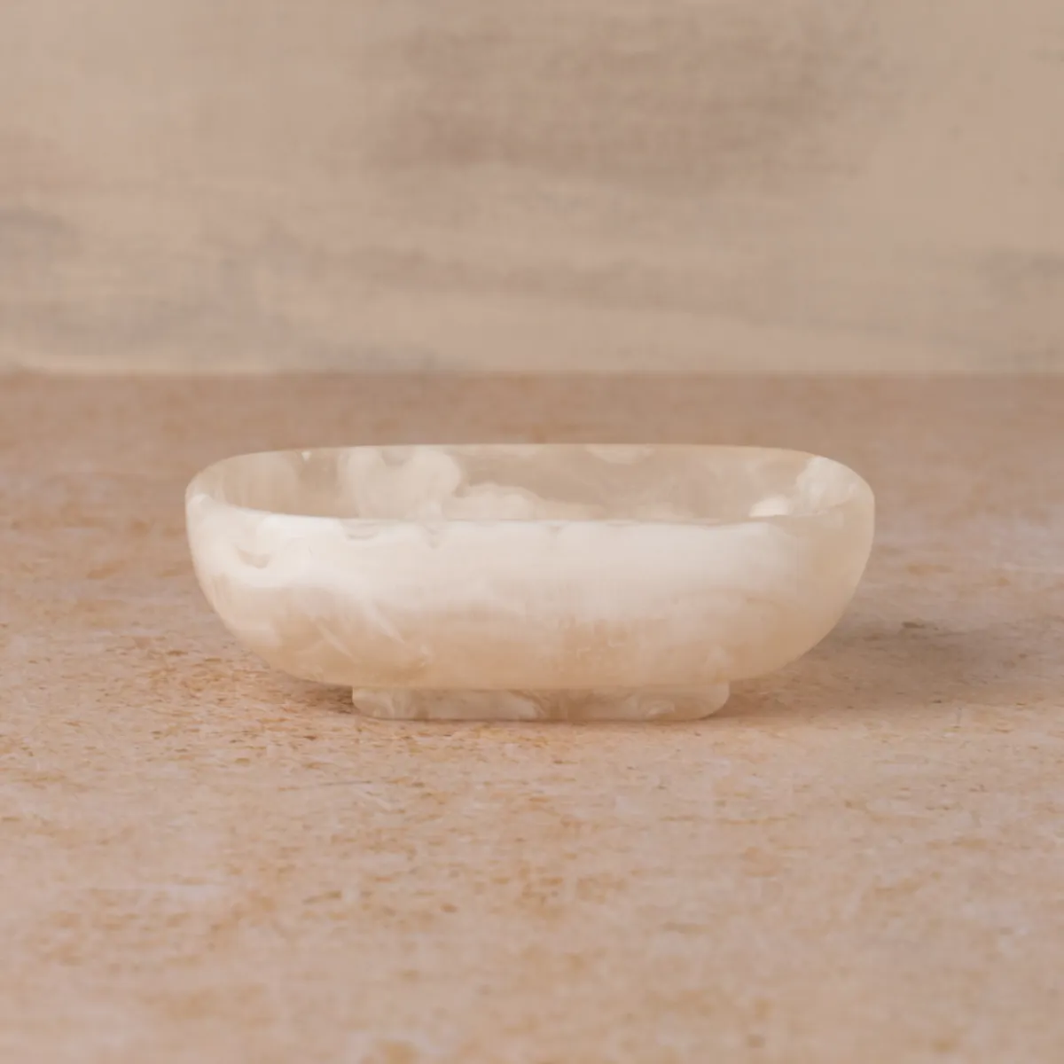 Flow Resin Soap Dish | Peach Blush