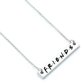 Friends Silver Plated Necklace Logo Charm