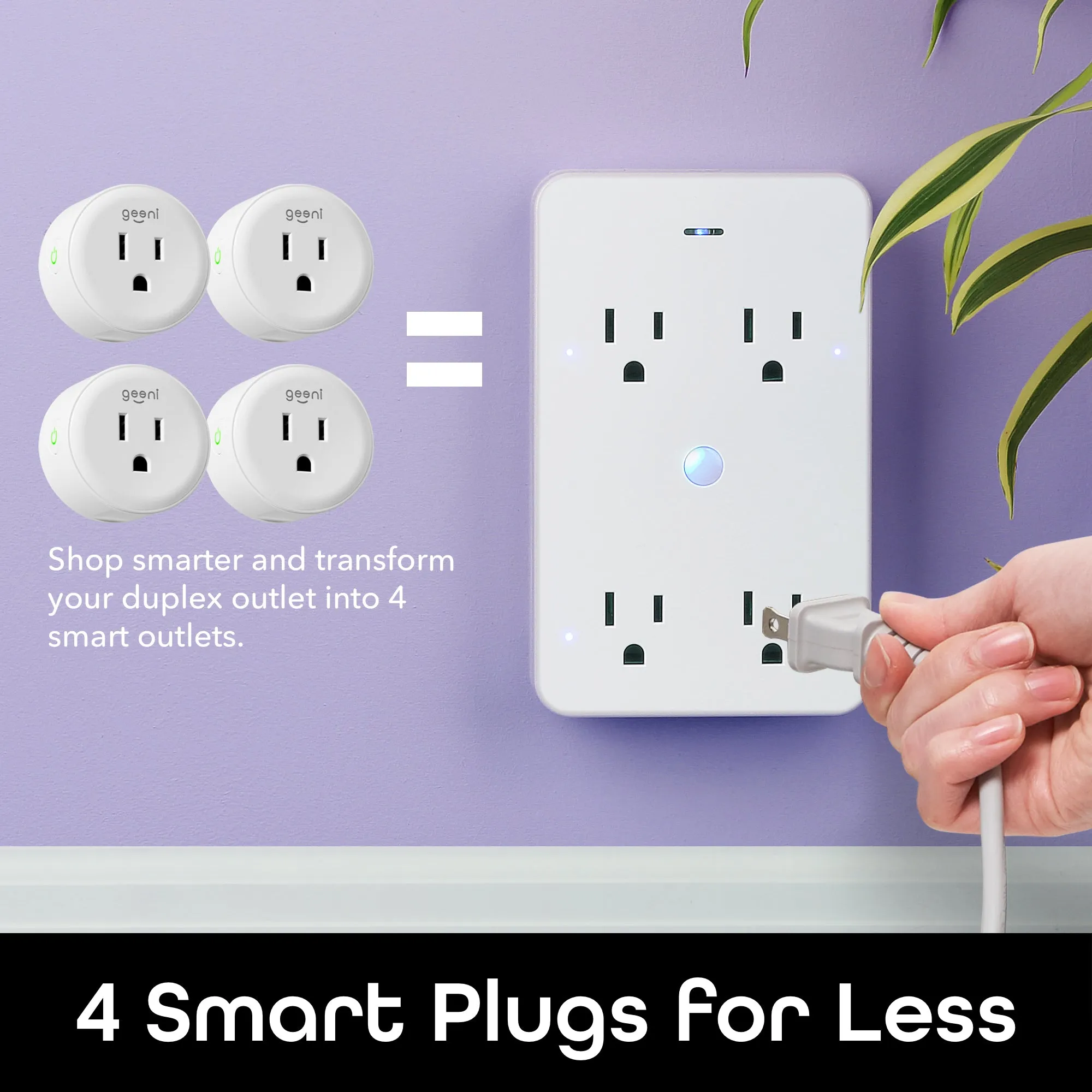 Geeni Extend 4-Outlet Surge Protector