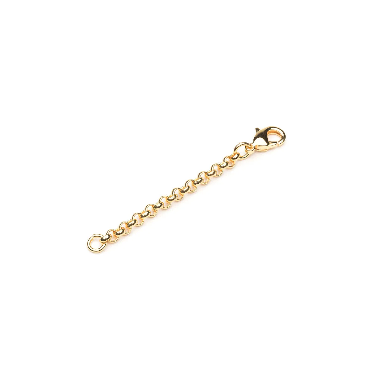 Gold Plated 2 inch Rolo Chain Necklace Extender