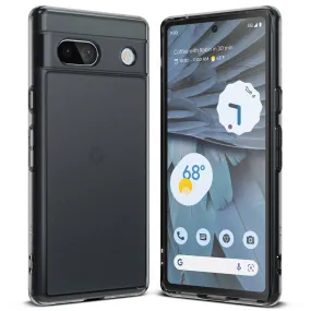 Google Pixel 7a Case Cover | Fusion Series | Matte Smoke Black