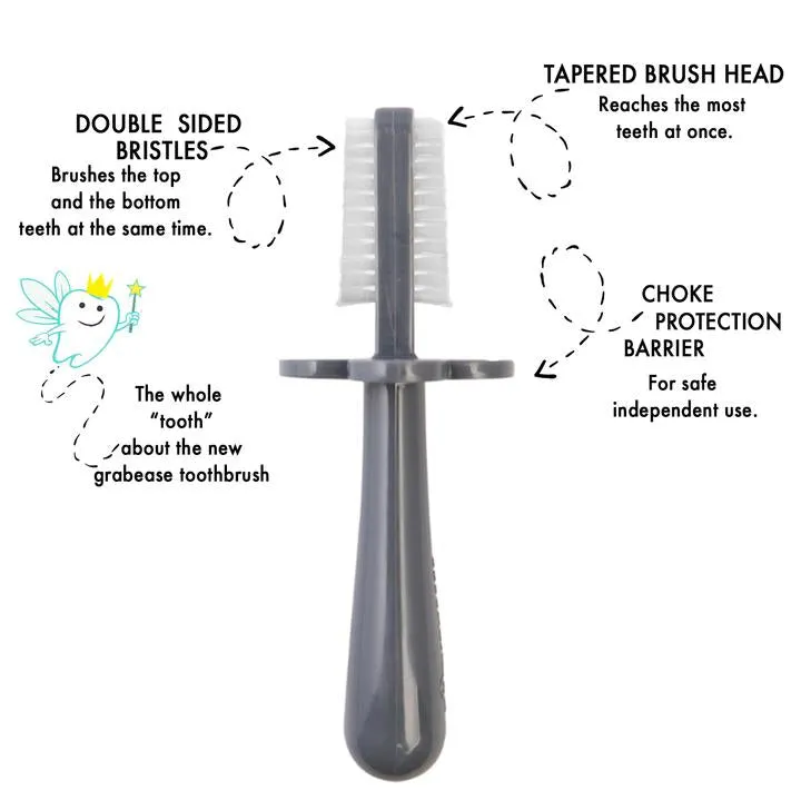 Greabease Gray Double Sided Toothbrush