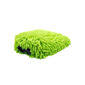 Green Microfiber Chenille Wash Mitt