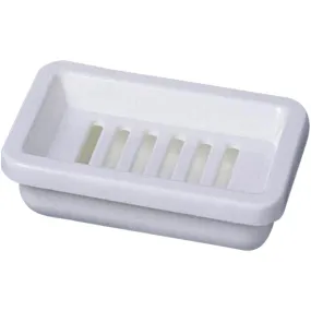 Homz White Soap Dish