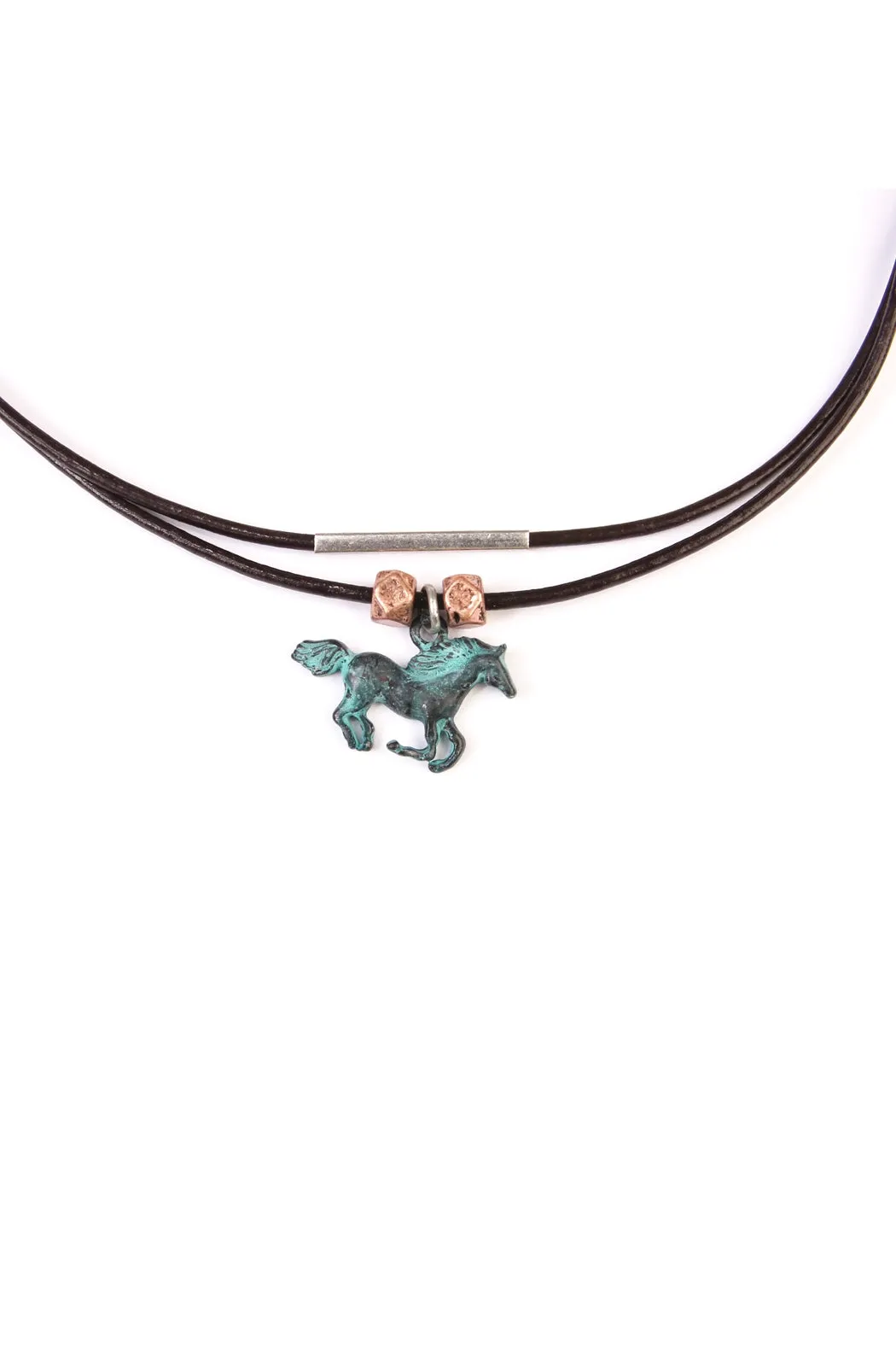 HORSE, HORSE SHOE NECKLACE