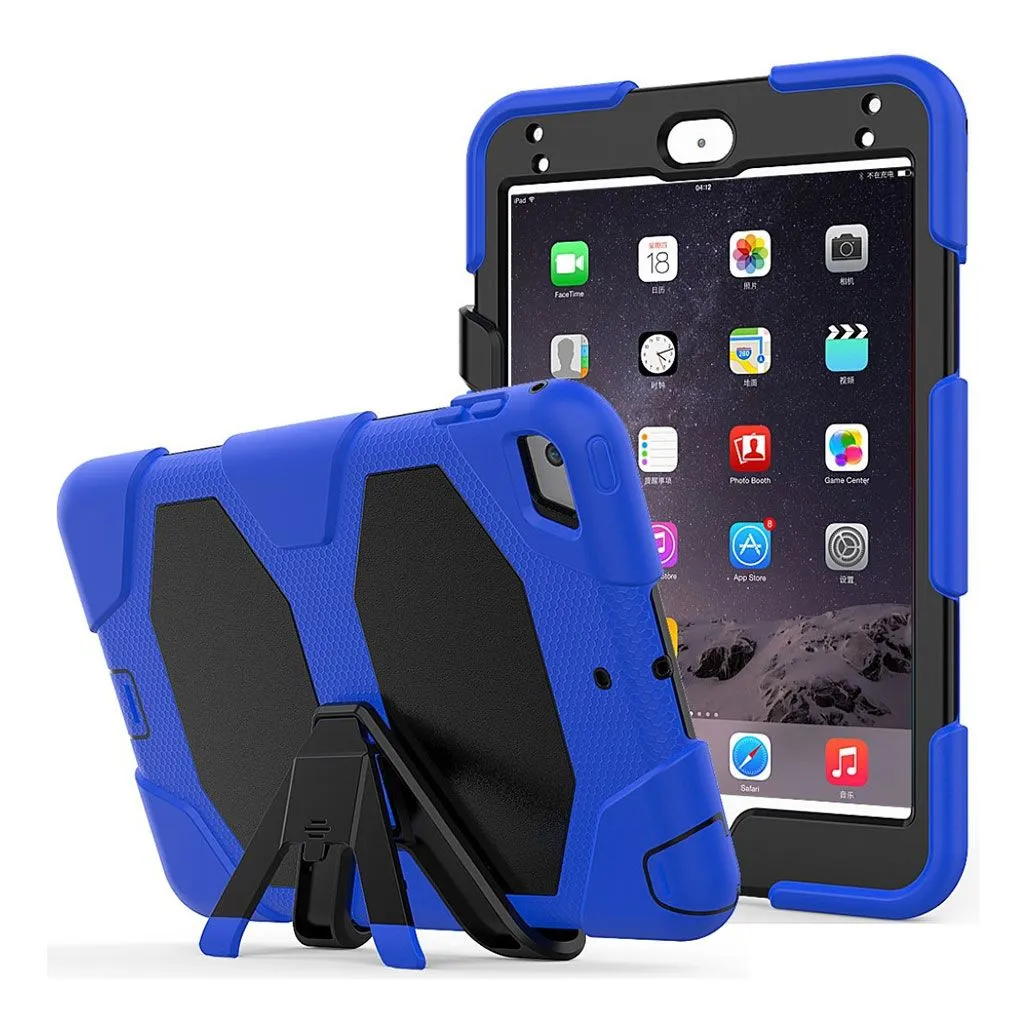 iPad Mini (2019) silicone combo case - Blue