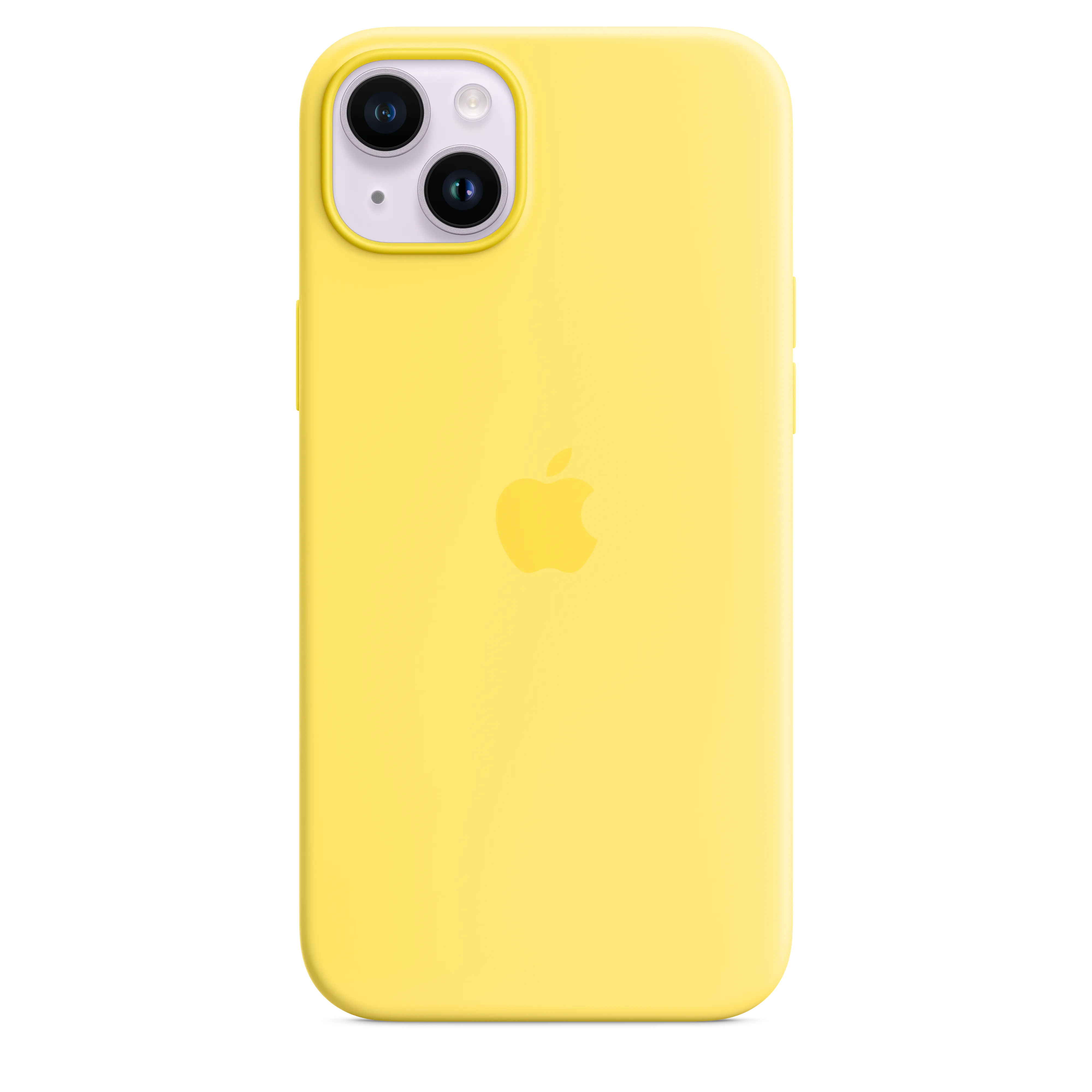 iPhone 14 Plus Silicone Case with MagSafe - Canary Yellow