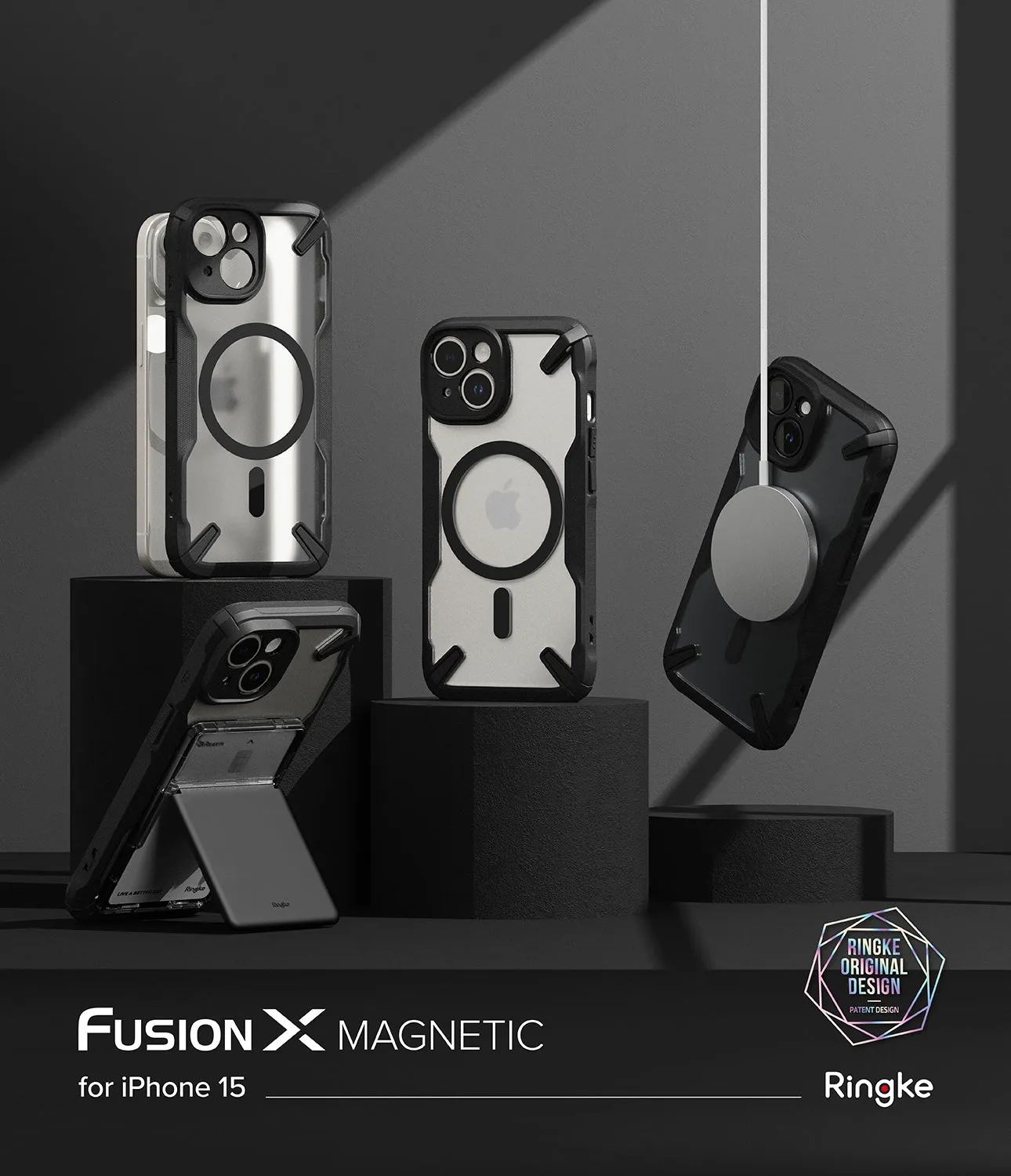 iPhone 15 Case | Fusion-X Magnetic Matte Black