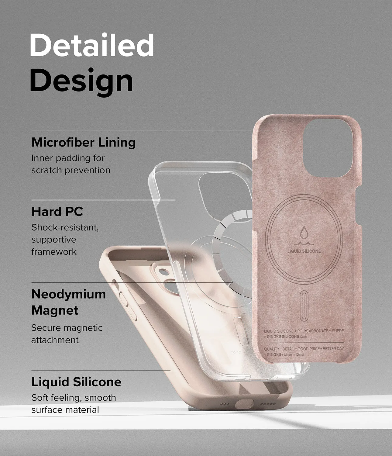 iPhone 15 Case | Silicone Magnetic