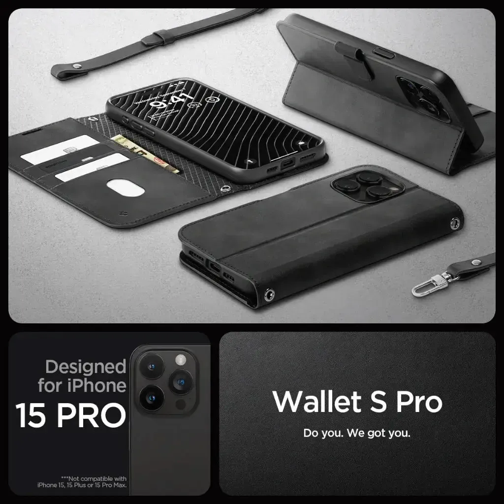 iPhone 15 Pro Case Wallet S Pro