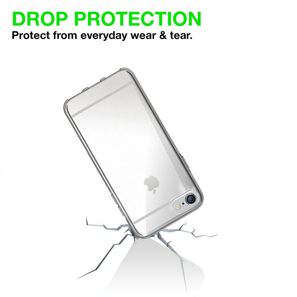 iPhone 6 Cover Case Transparent Clear Flexible Soft Gel TPU Back