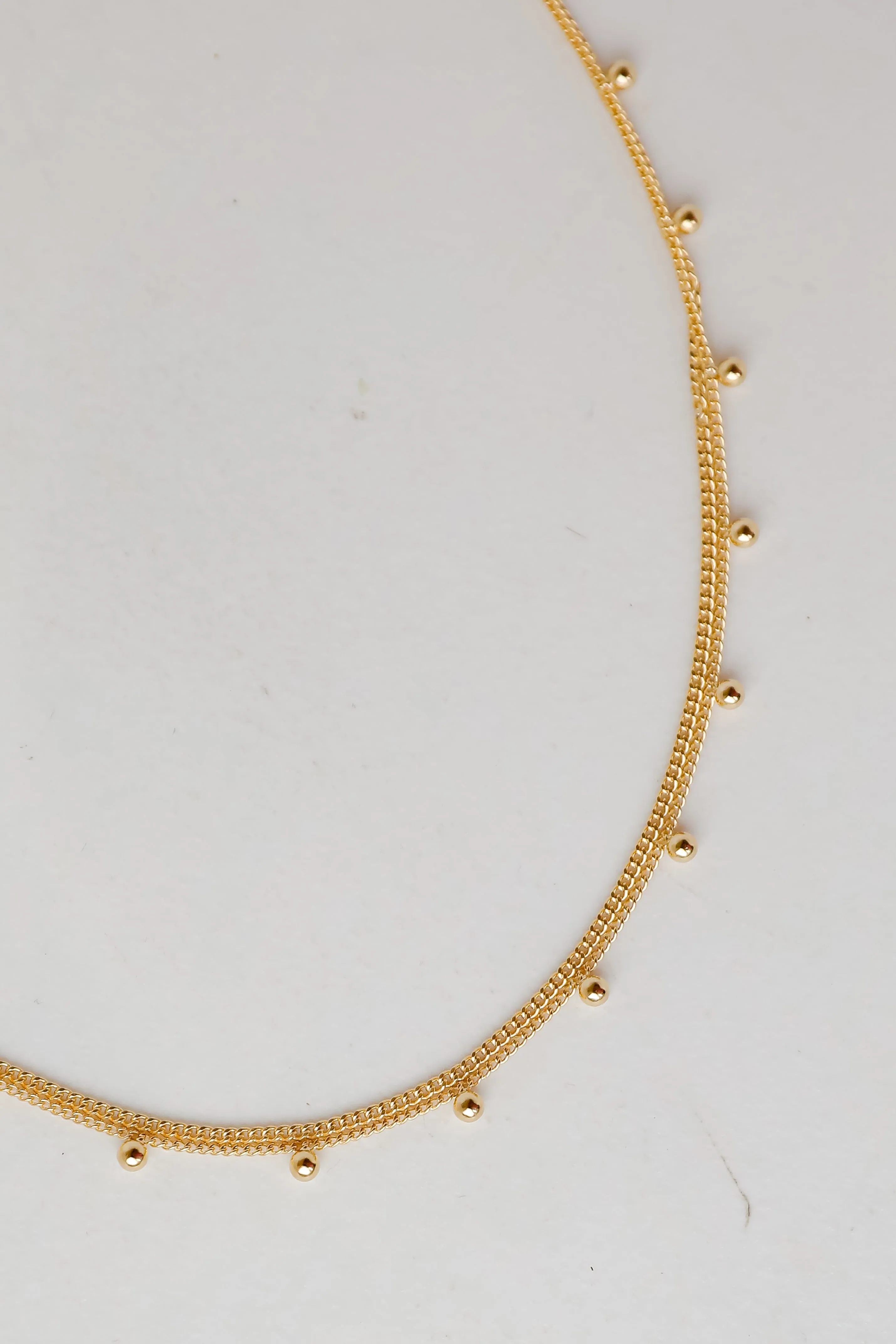 Julie Gold Layered Chain Necklace