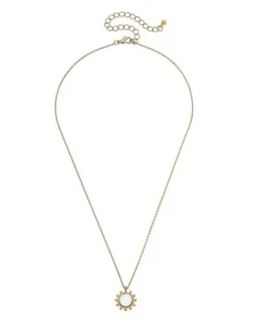 Jullia Coin Pearl Necklace