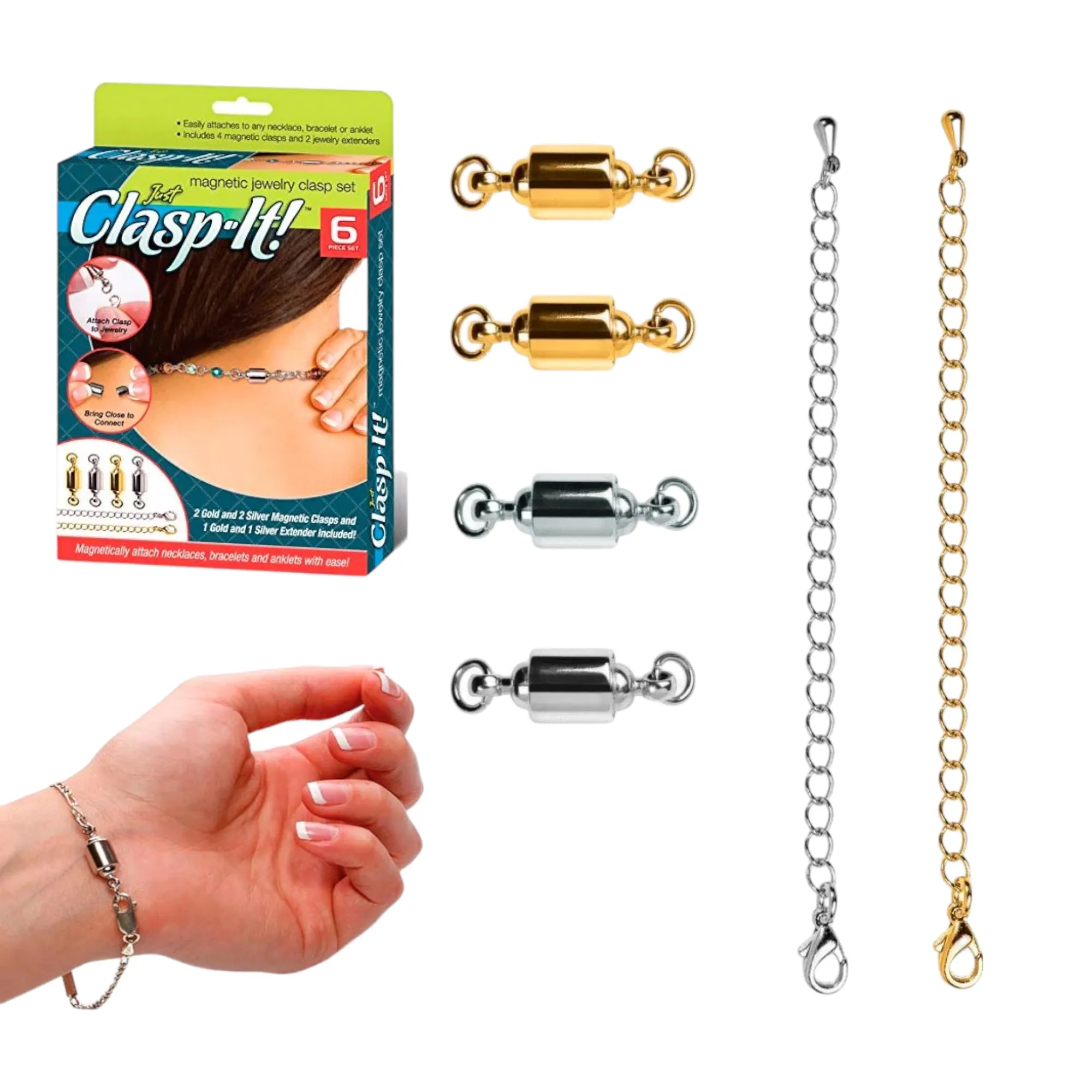 Just Clasp-It ! Magnetic Jewelry Clasps