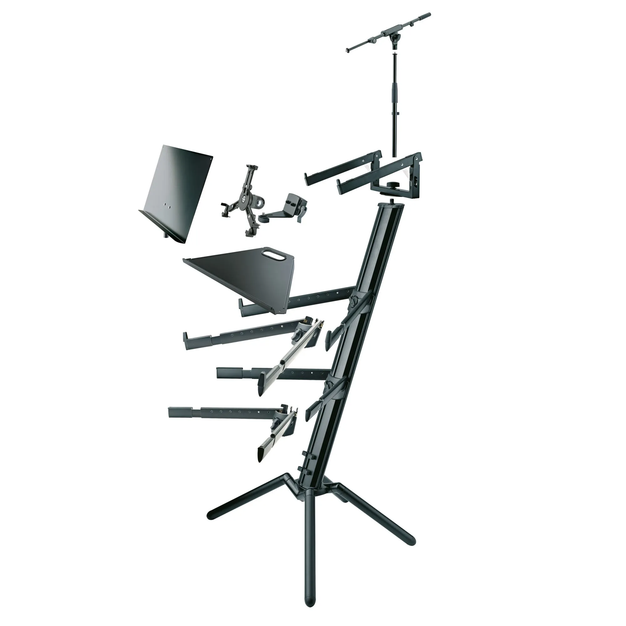 K&M Spider Pro Keyboard Stand - Black