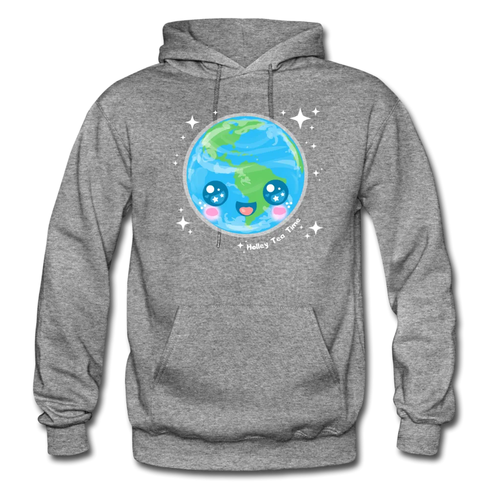 Kawaii Earth Gildan Heavy Blend Adult Hoodie