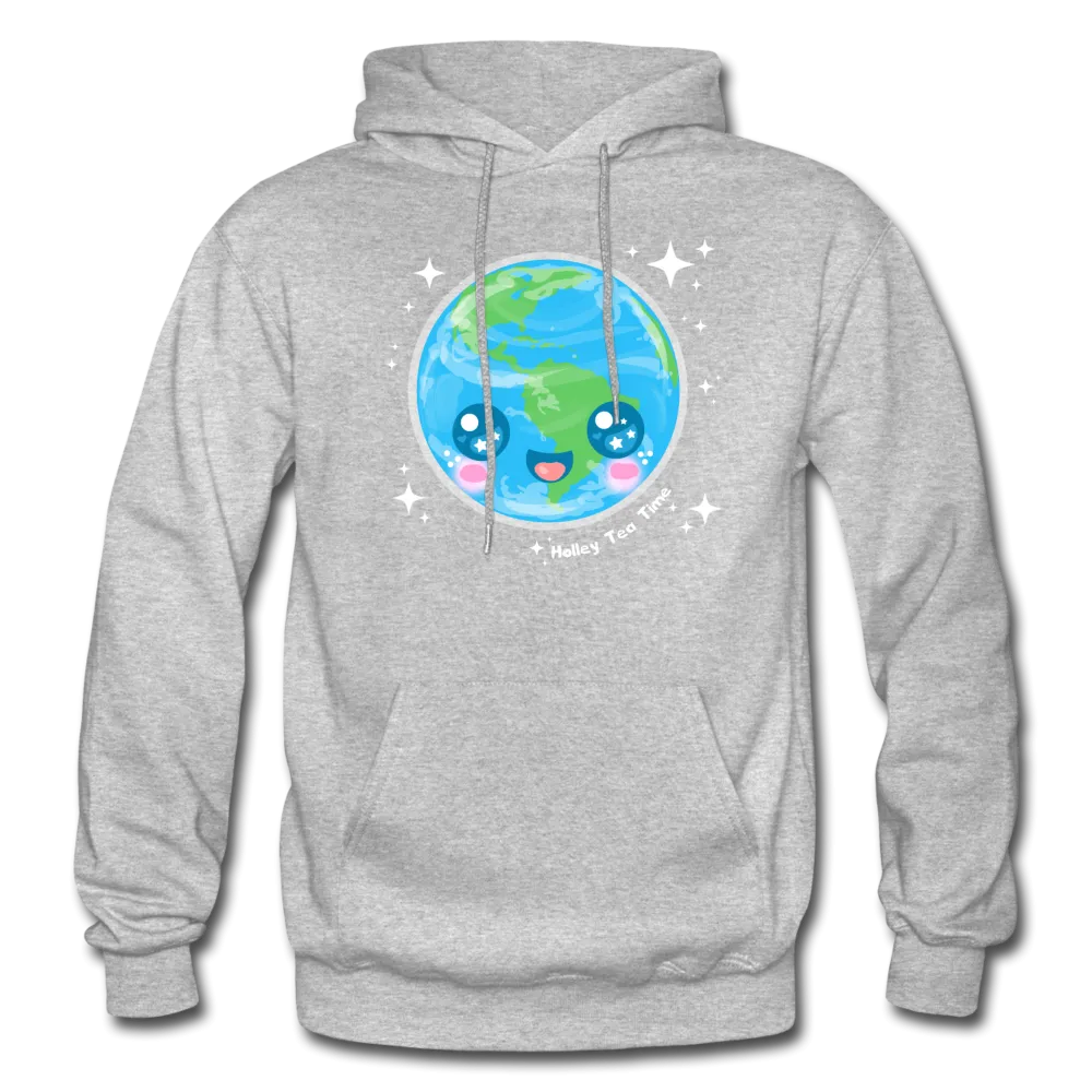 Kawaii Earth Gildan Heavy Blend Adult Hoodie