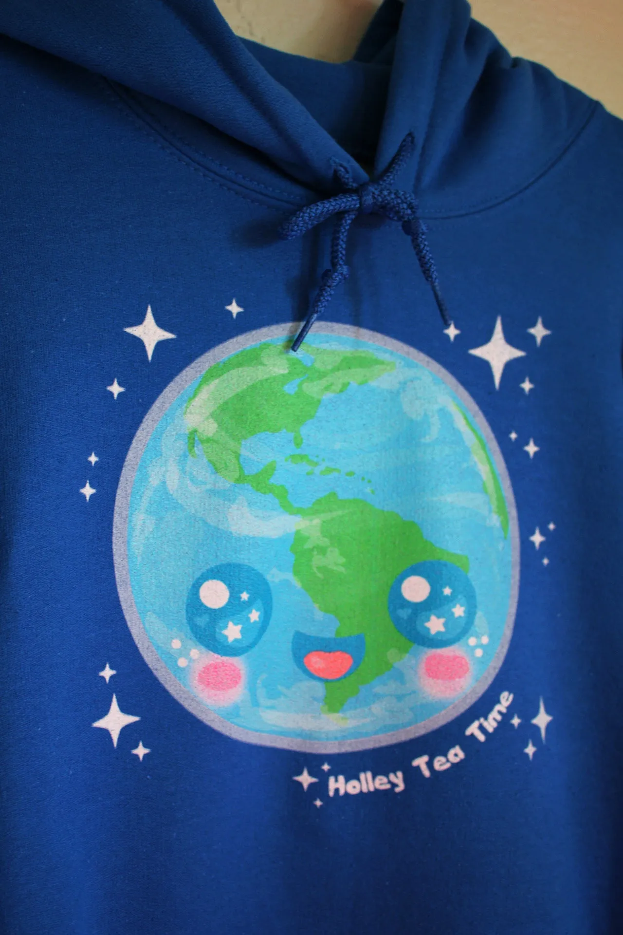 Kawaii Earth Gildan Heavy Blend Adult Hoodie