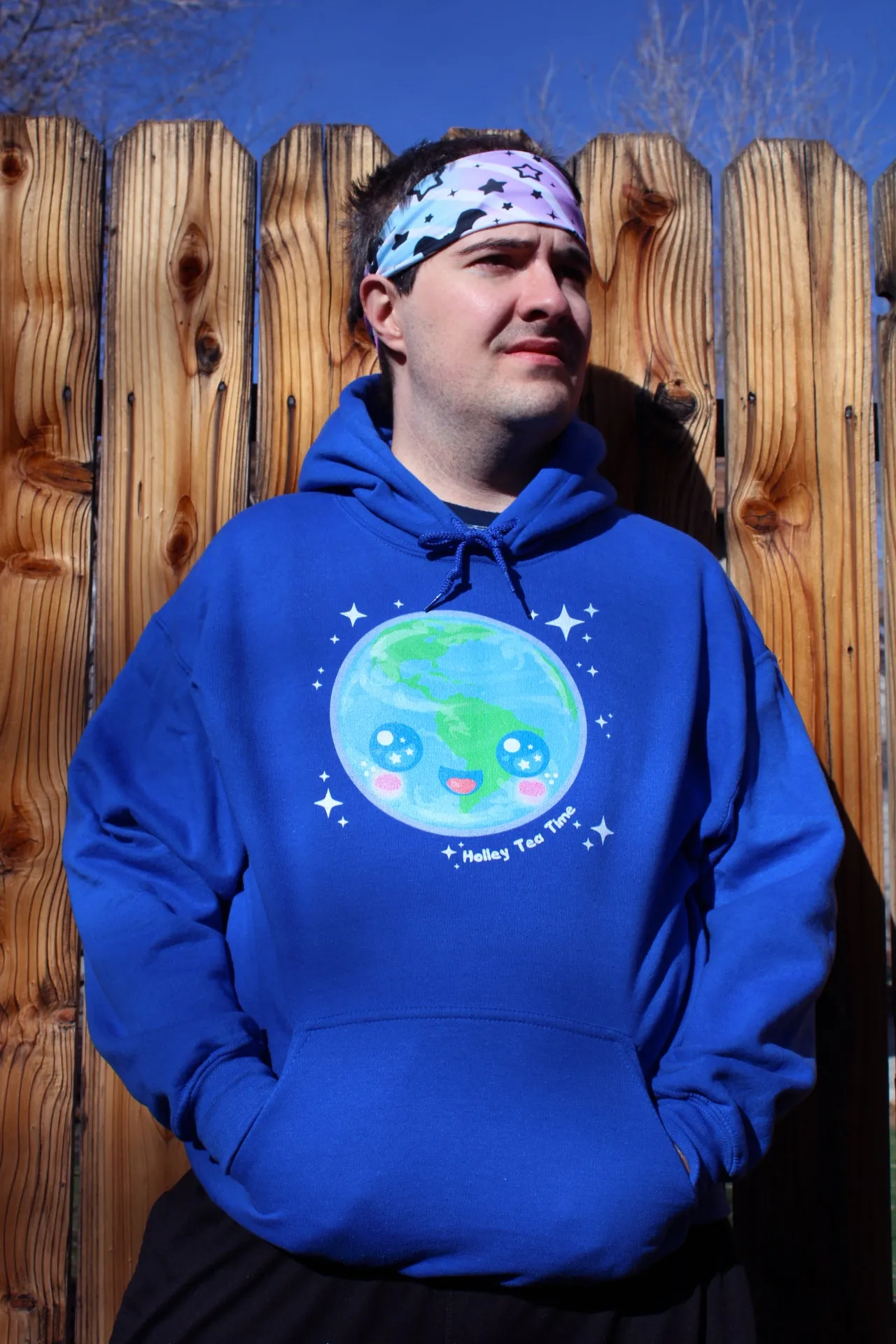 Kawaii Earth Gildan Heavy Blend Adult Hoodie