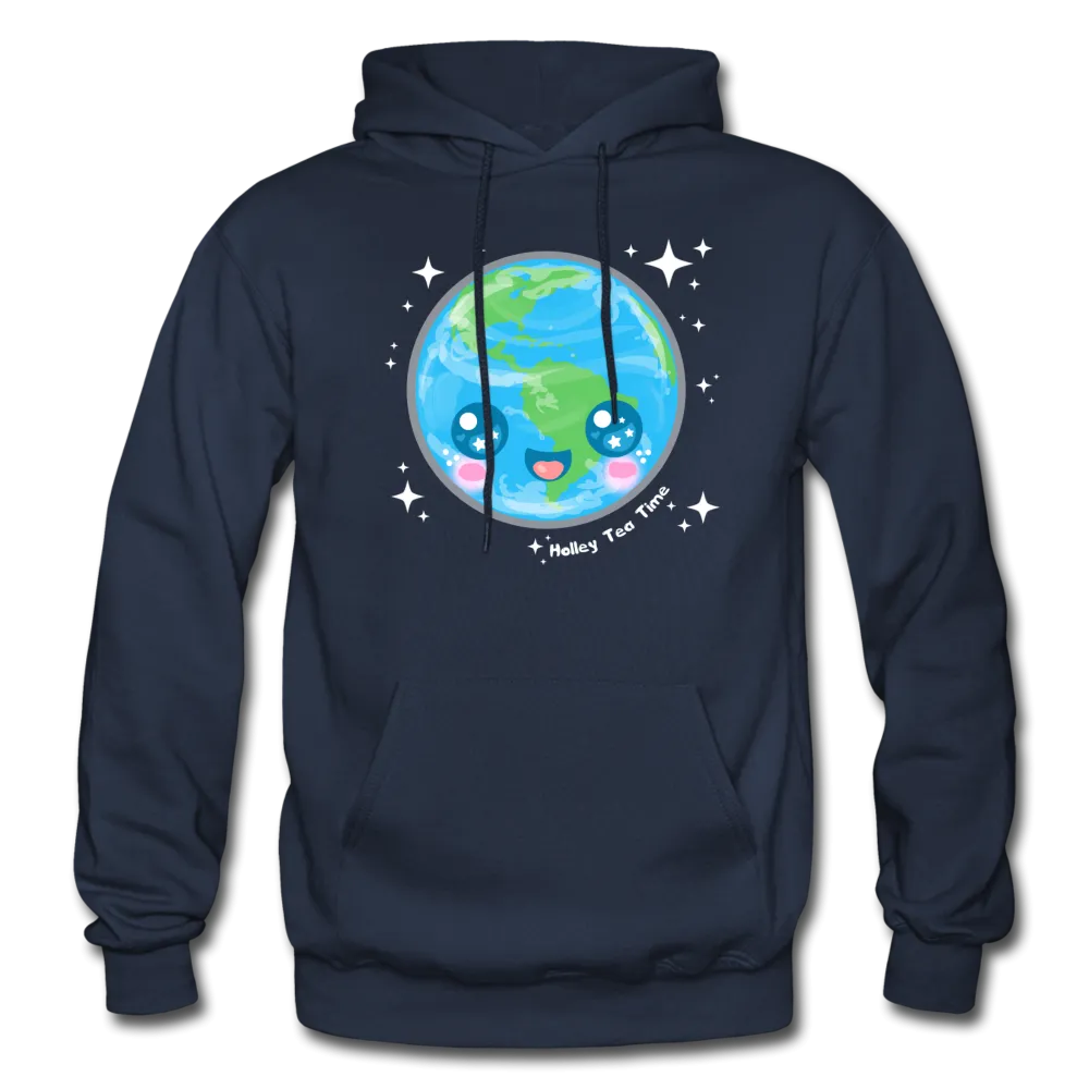 Kawaii Earth Gildan Heavy Blend Adult Hoodie