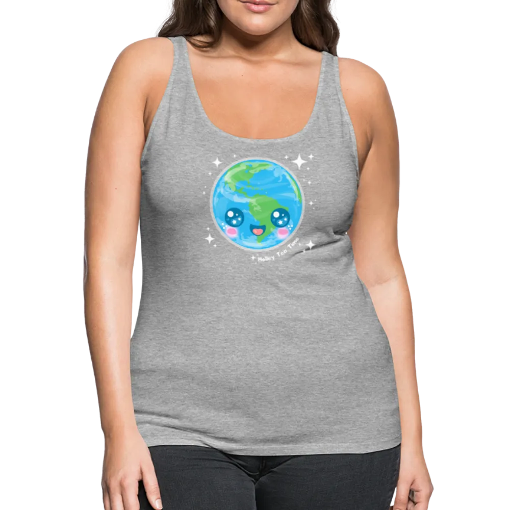 Kawaii Earth Women’s Premium Tank Top