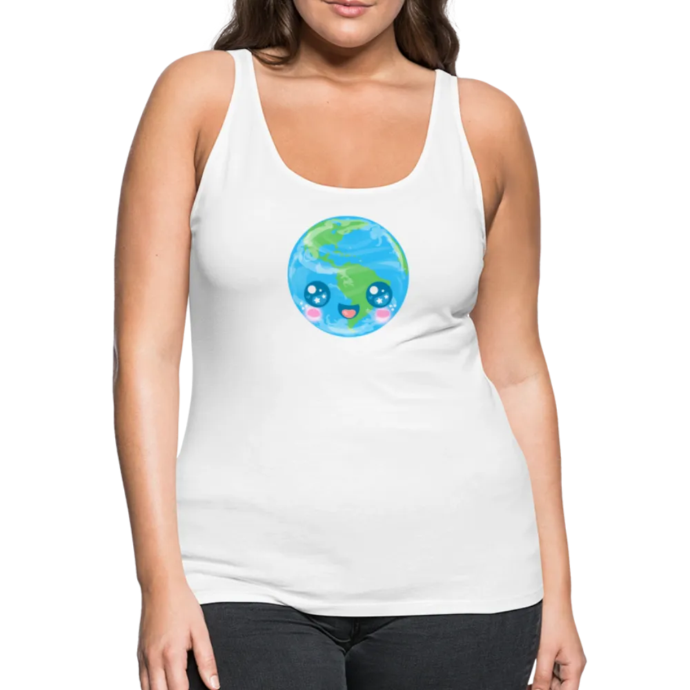 Kawaii Earth Women’s Premium Tank Top