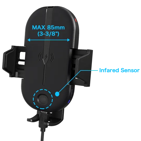 Kenwood CAX-HL10QI Motorized Qi Wireless Charging Car Mount