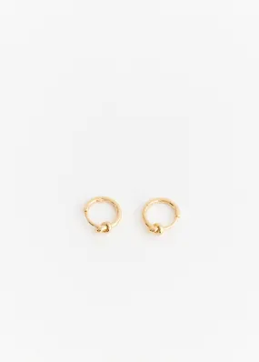 Knot Hoop Earrings