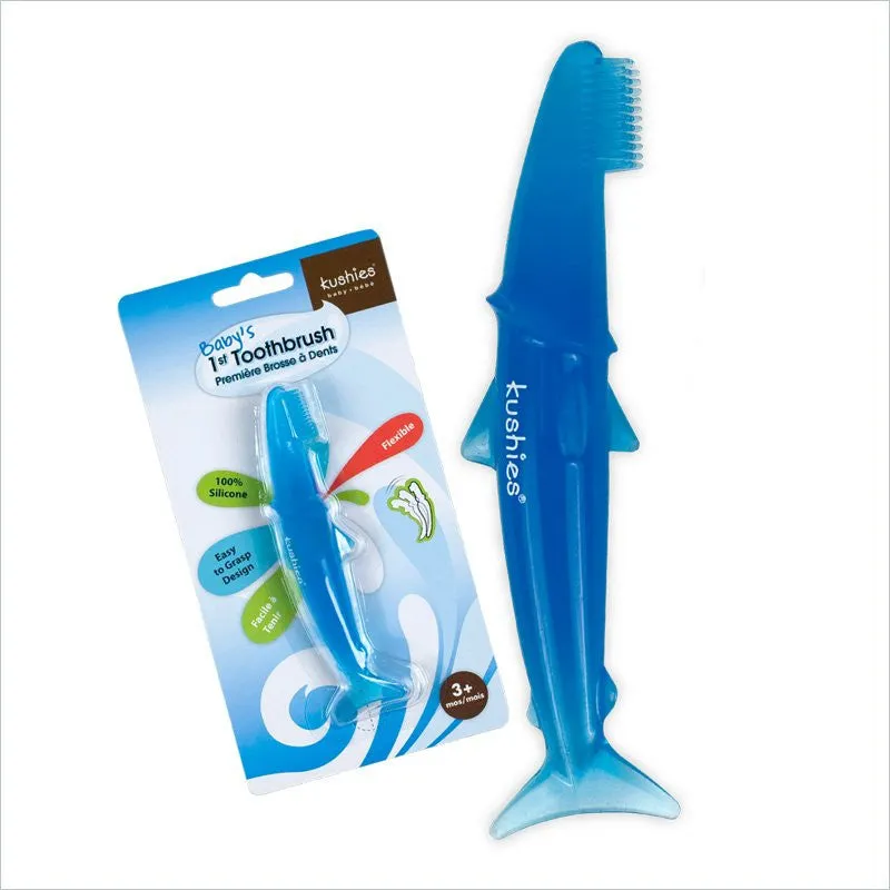 Kushies Baby Boy's Banana Brush in Blue