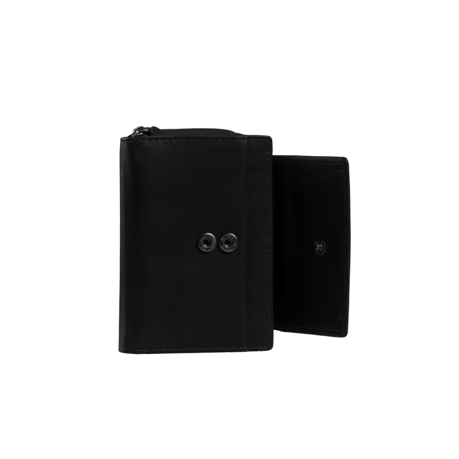 Leather Wallet Black Ascot