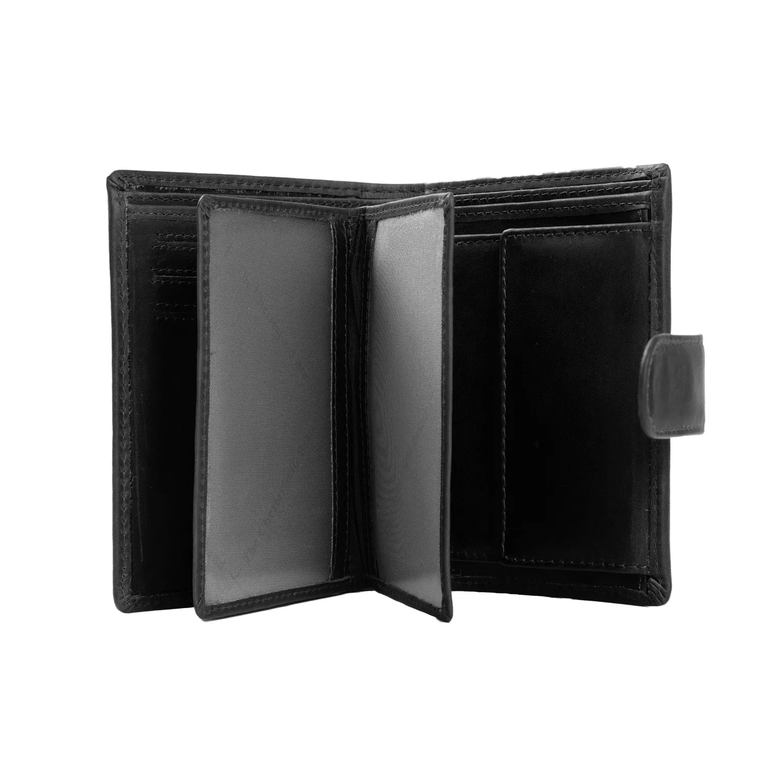 Leather Wallet Black Ruby