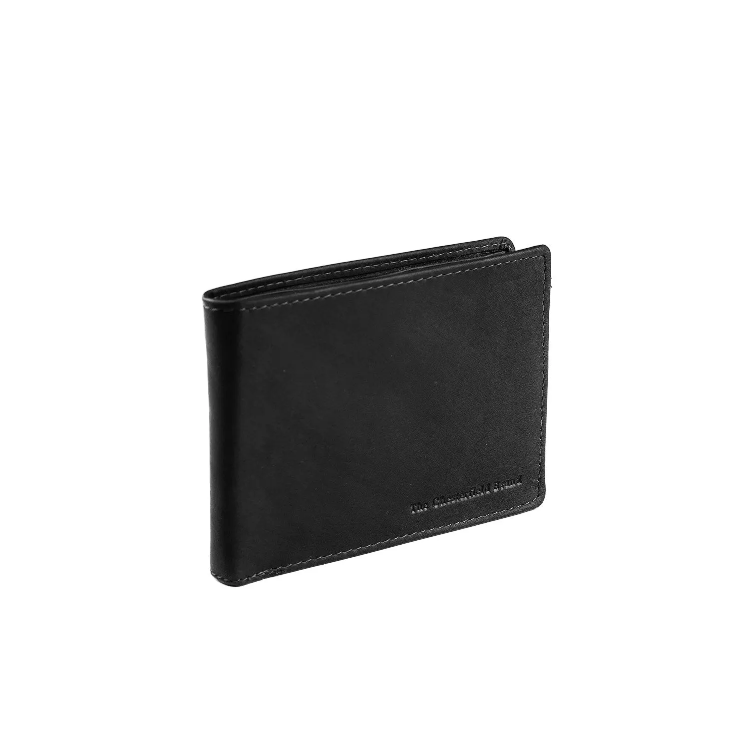 Leather Wallet Black Timo