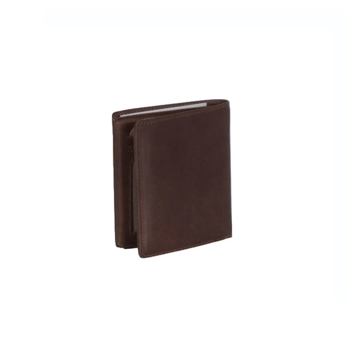 Leather Wallet Brown Carl