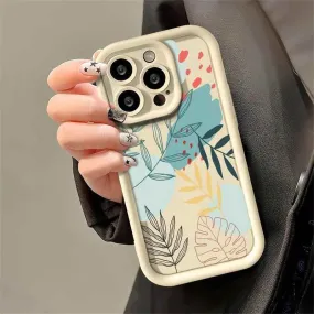 Leaves Cute Phone Case For Huawei Honor 50, 90, 20, 9X Pro, X9, X30, Y9 Prime 2019, Magic 5 Pro - CPC080 Pattern