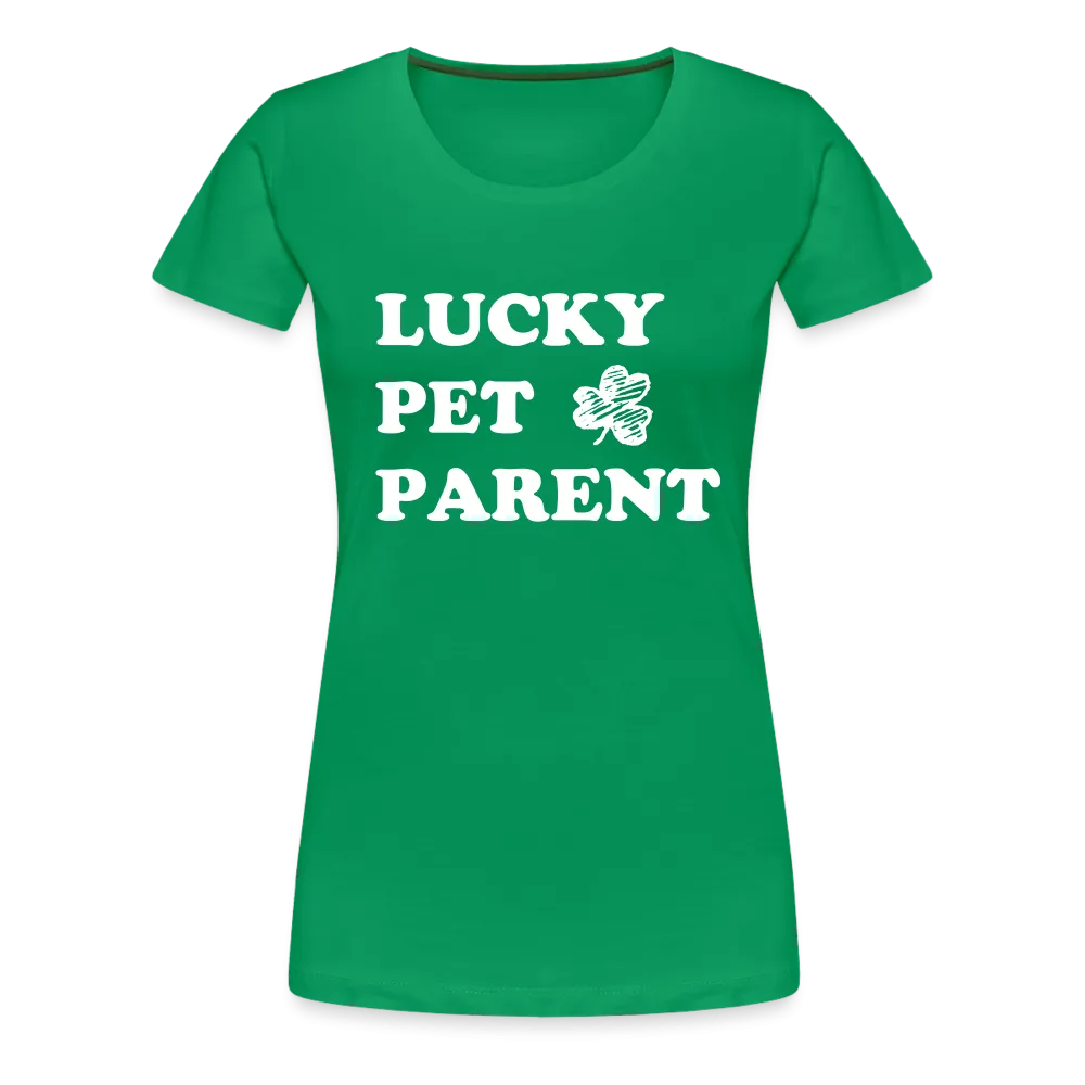 Lucky Pet Parent Contoured Premium T-Shirt