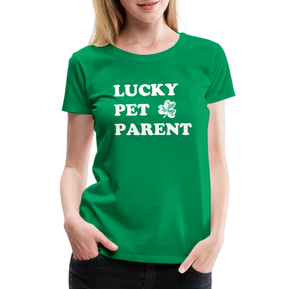 Lucky Pet Parent Contoured Premium T-Shirt