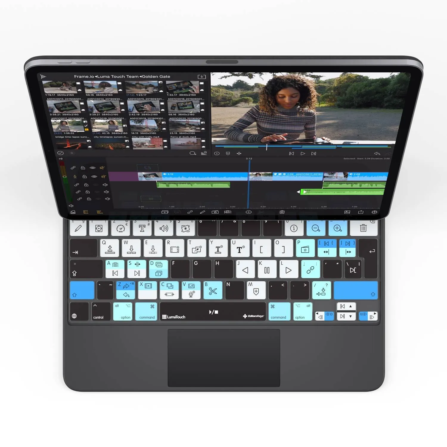 LumaFusion Keyboard Cover for iPad Magic Case