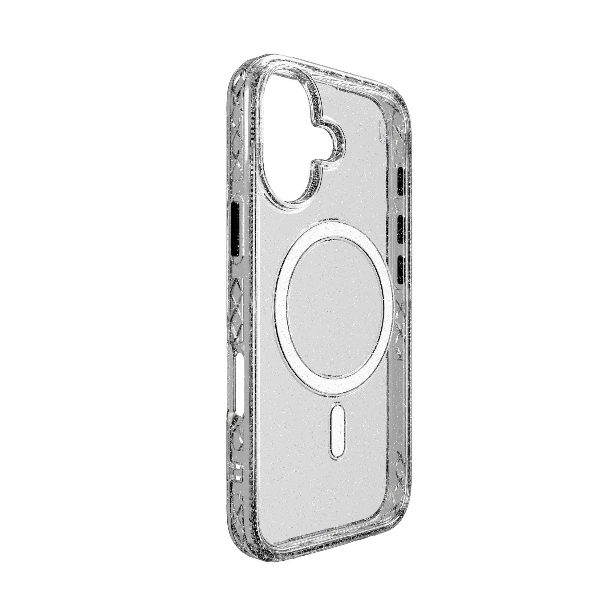 MagSafe® Case for Apple iPhone 16 | Crystal Clear Sparkle | Magnitude Series