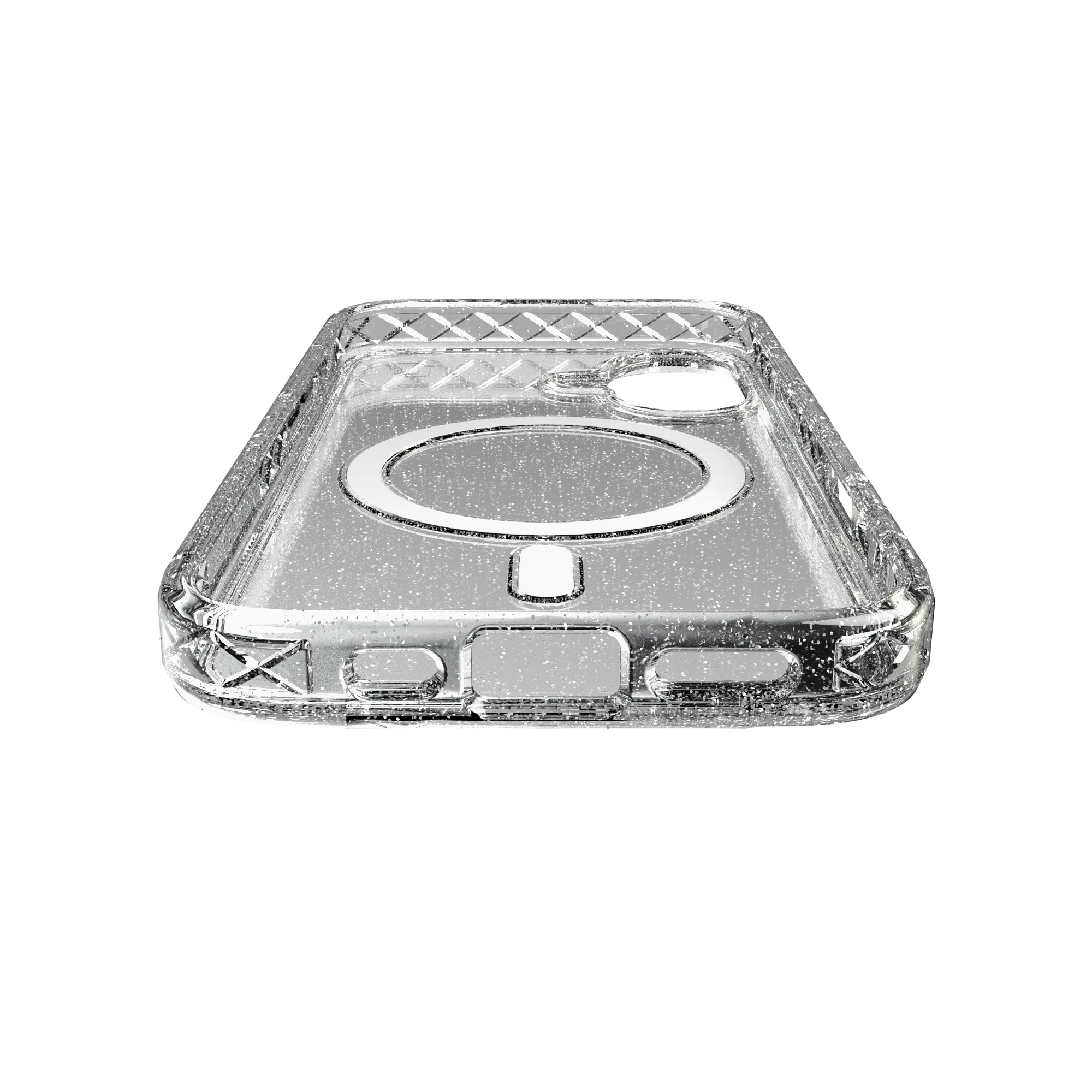 MagSafe® Case for Apple iPhone 16 | Crystal Clear Sparkle | Magnitude Series