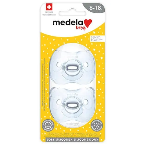 Medela Baby Pacifier Soft Silicone, 6-18M (Boy Duo)