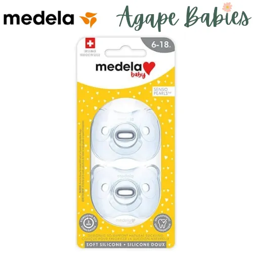 Medela Baby Pacifier Soft Silicone, 6-18M (Boy Duo)