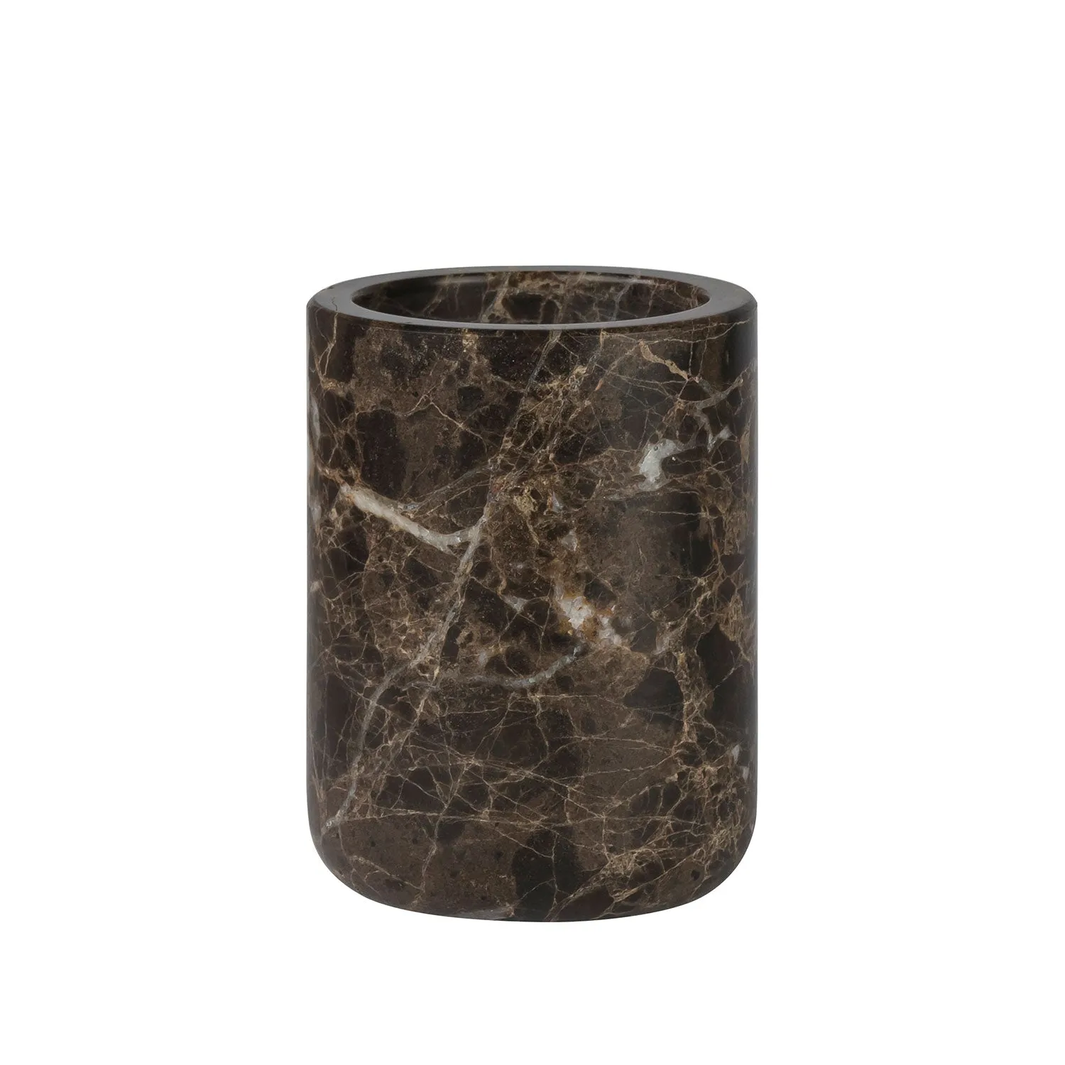 mette ditmer | marble toothbrush holder | brown - DC