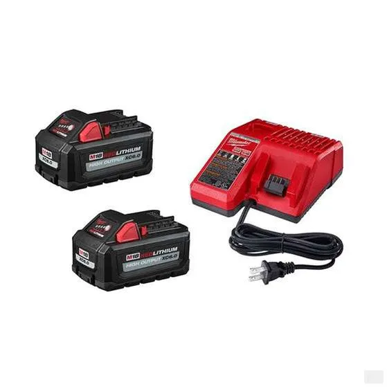 MILWAUKEE M18 BATTERY STARTER KIT XC6.0AH X2 [48-59-1862SC]