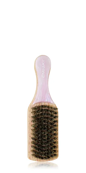 Mini Boar Bristle Brush Pink Sugar