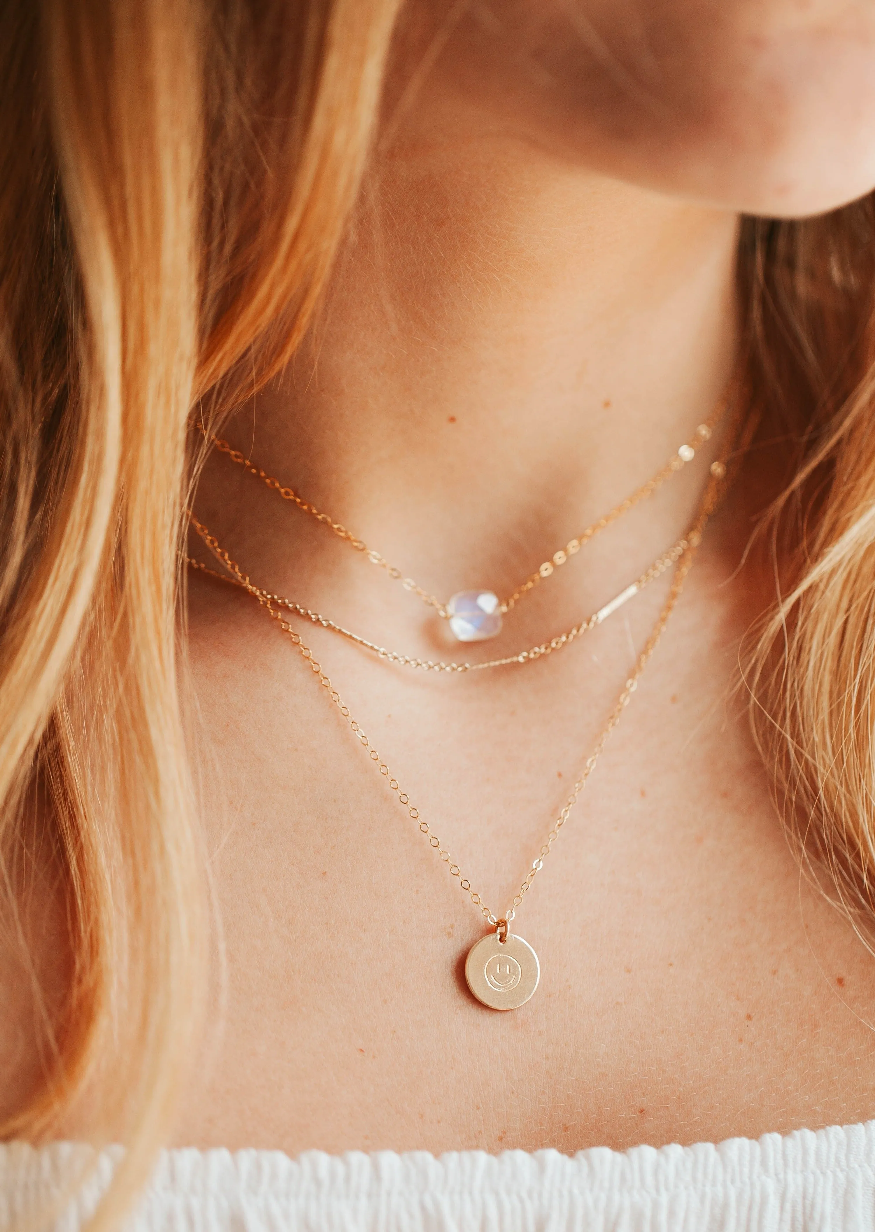 Moonstone Cushion Necklace