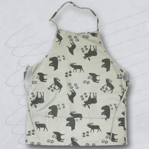 Moose print Apron