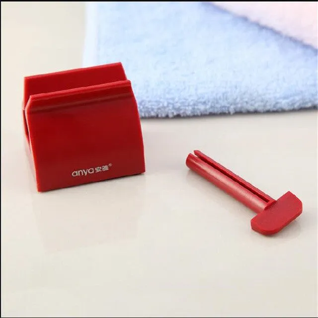 New Arrival Bathroom Set Accessories Rolling Tube Tooth Paste Squeezer Toothpaste Dispenser   Tooth Brush Toothbrush Holder