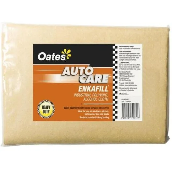 Oates Big Chamois Enkafill Perforated Cloth 54 x 55cm